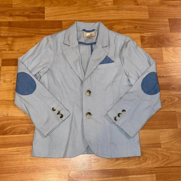 Boys Peek Kids Sports Jacket/ Blazer Light Blue - Picture 1 of 6